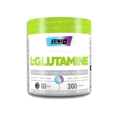 Star Nutrition Glutamina En Pote De 300g Sin sabor