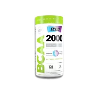 Bcaa 2000 X 120 Caps Star Nutrition Aminoácidos Ramificados Sabor Sin sabor