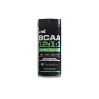 Bcaa 12:1:1 Ena 120 Caps - Aminoacidos Mayor Recuperacion Sabor Sin sabor