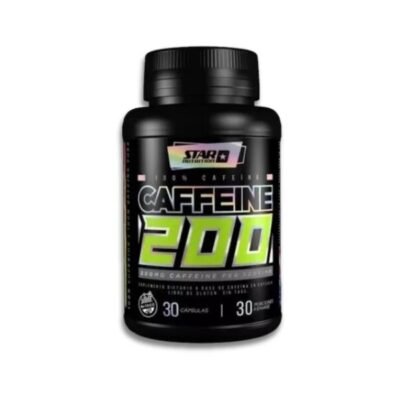 Caffeine 200mg Star Nutrition 30 Cápsulas Sin sabor
