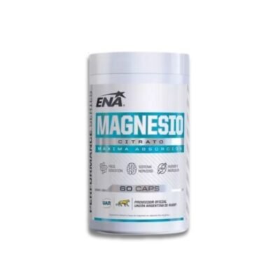 Citrato De Magnesio Cápsulas Ena Sport - 2 X 60 Caps Sin Sabor