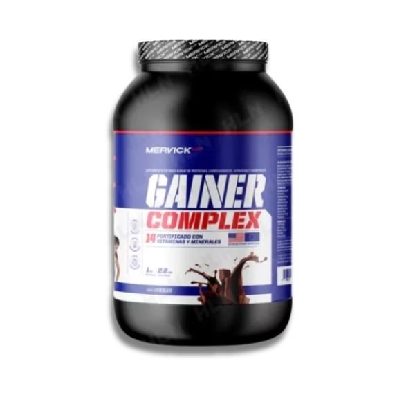 Ganador Gainer Complex X 1,5kg Mervick Sabor Chocolated