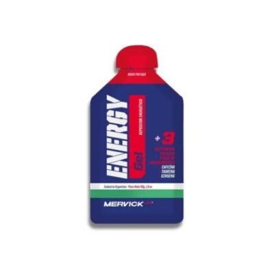 Energy Gel Mervick X 12u Repositor Energético Aminoacidos Sabor Frutos rojos - Manzana - Naranja - Limón