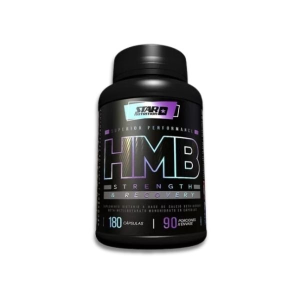 Hmb Star Nutrition 180 Cápsulas Sin sabor