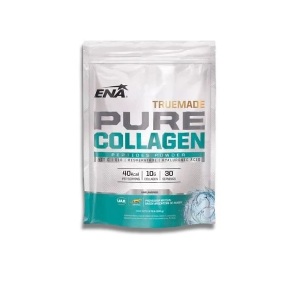 Truemade Pure Collagen Ena Sport En Polvo 345 Grs Colageno Sabor Blueberry
