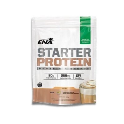 Ena Starter Protein 400g En Polvo Desayuno Proteico Shake Bebible Proteínas Más Energía Sabor Café con leche