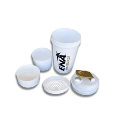 Shaker Plus Vaso Batidor P/proteina C/pastillero Ena Sport