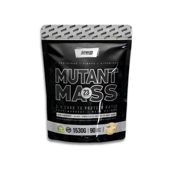 Mutant Mass Bolsa Ganador De Peso 1,5kg Star Nutrition Sabor Cookies & cream En Polvo