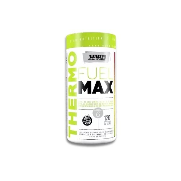 Thermo Fuel Max 120 Caps Star Nutrition Quemador Termogénico en frasco Sin sabor