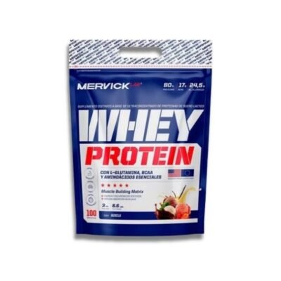 Proteina De Suero Whey Protein Mervick Lab 3kg Sabor Vainilla, Chocolate Y Frutilla